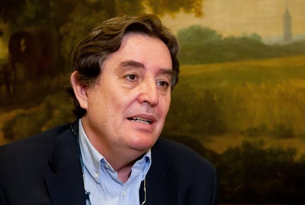 García Montero, durante la